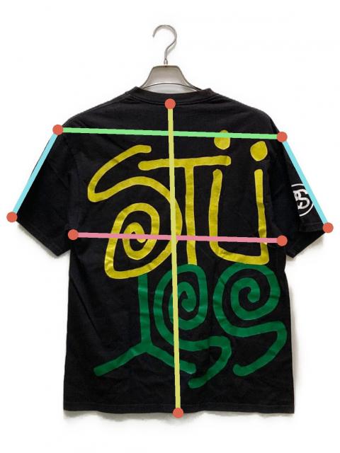 中古・古着通販】stussy (ステューシー) ラスタデカロゴTシャツ