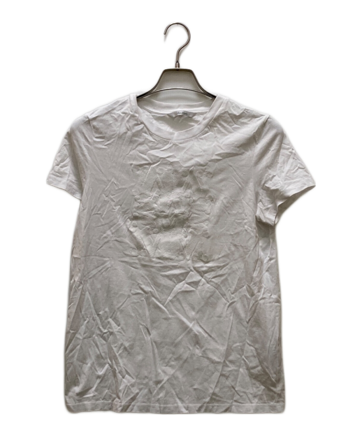 マックスマーラ MAX MARA Tシャツ TAVERNA アップリケ 半袖シャツ 