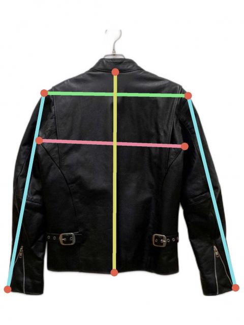 中古・古着通販】Freeclom (フリークロム) シングルレザーライダース 中古・古着通販】Freeclom (フリークロム) シングルレザーライダース