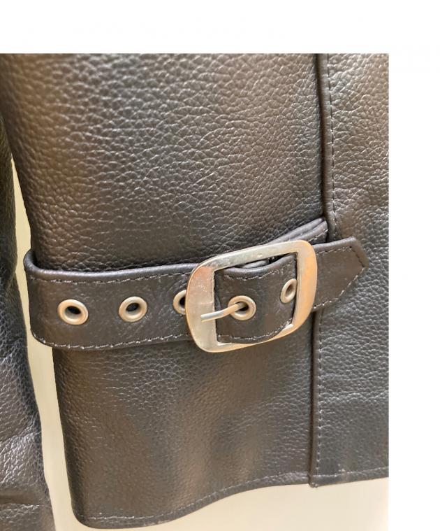 中古・古着通販】Freeclom (フリークロム) シングルレザーライダース