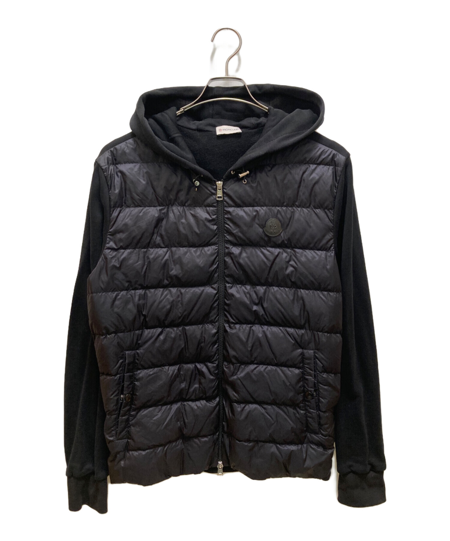 中古・古着通販】MONCLER (モンクレール) レザーワッペンロゴ