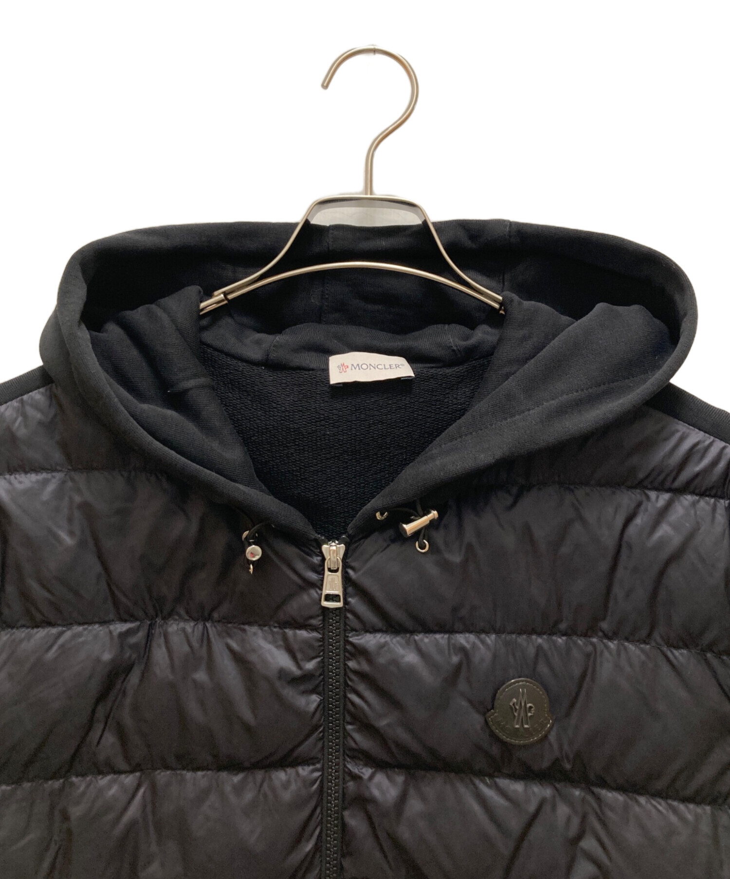 中古・古着通販】MONCLER (モンクレール) レザーワッペンロゴ