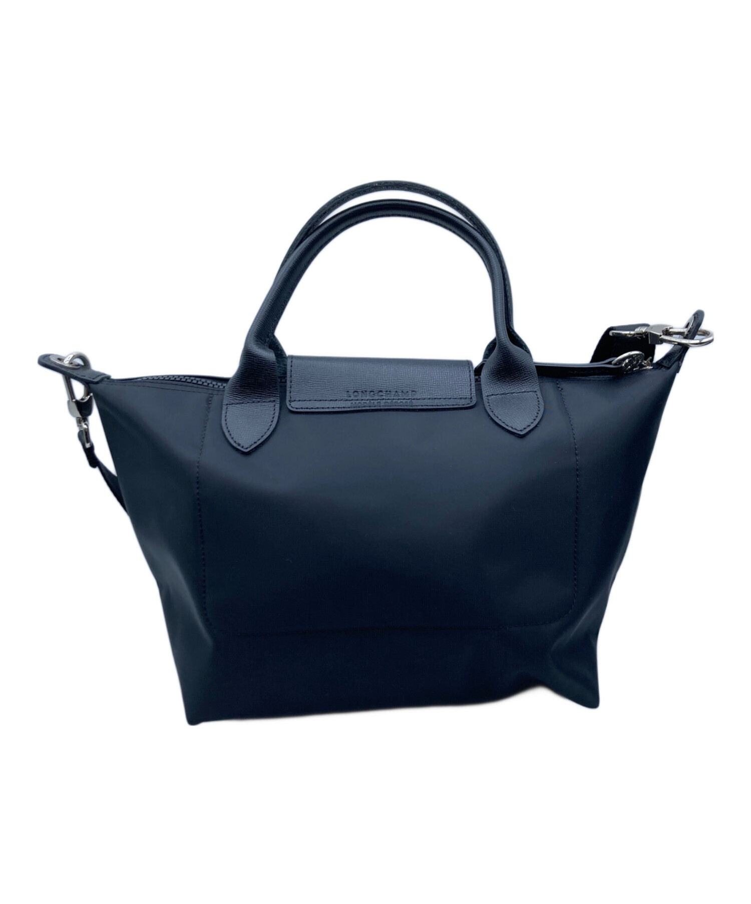 ロンシャン ル プリアージュ ネオ　2wayバッグ　ショルダーバッグS ブラック 中古・古着通販】LONGCHAMP (ロンシャン) ル プリアージュ ネオ 2WAY