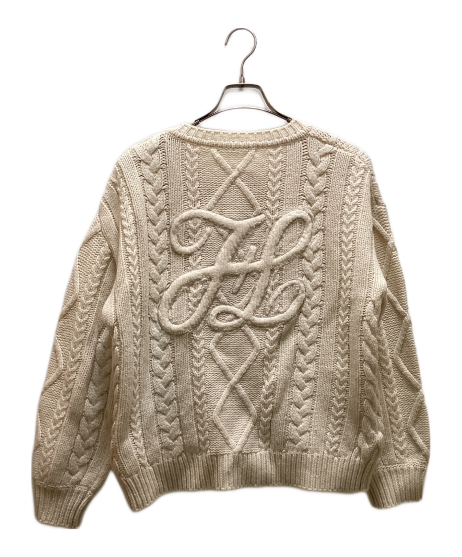 herlipto H Boa Cable Knit Cardigan Sサイズ 中古・古着通販】Her lip to (ハーリップトゥ) H Boa Cable Knit