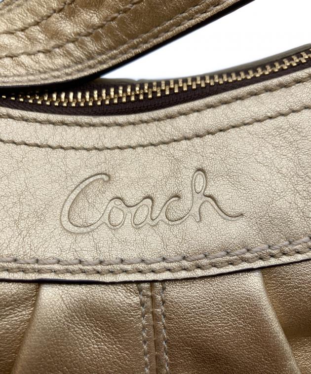 中古・古着通販】COACH (コーチ) ハーフムーン レザーワンショルダー