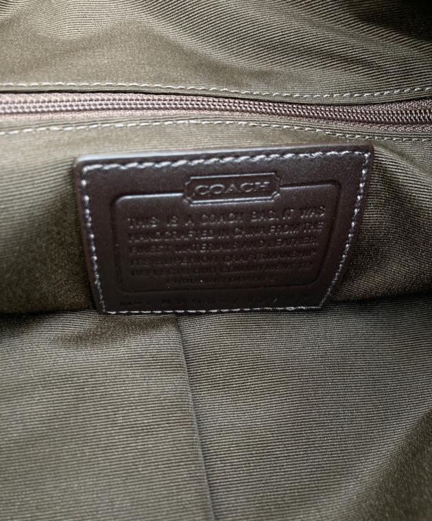 未使用級☆COACH コーチ ハーフムーン ショルダーバッグ レザー 中古・古着通販】COACH (コーチ) ハーフムーン レザーワンショルダー