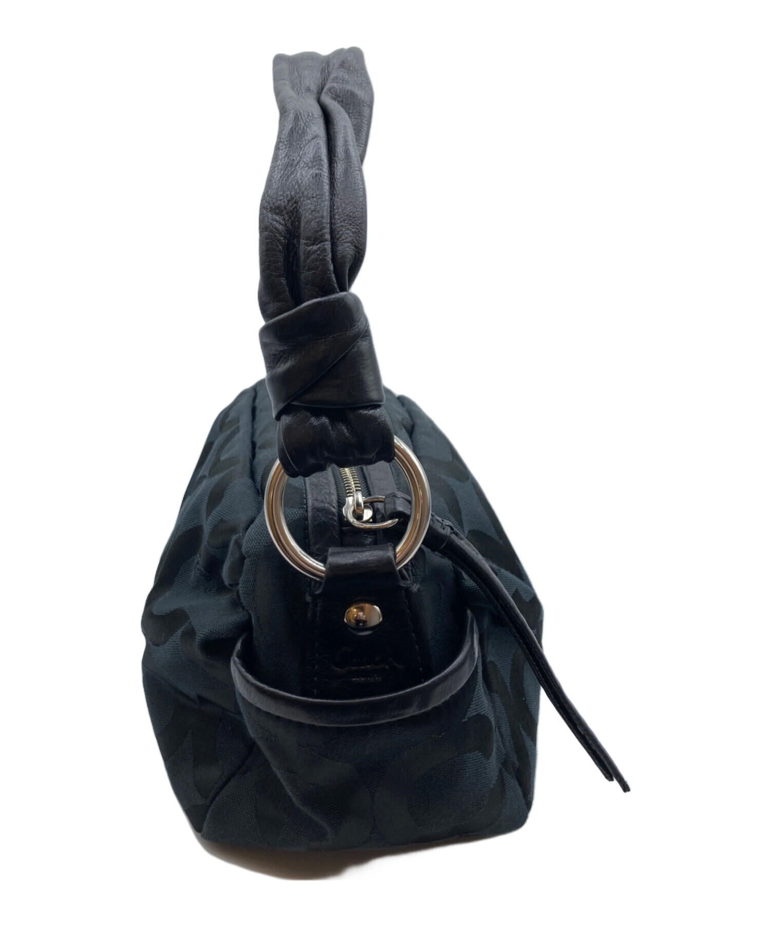 中古・古着通販】COACH (コーチ) ワンショルダーバッグ ブラック