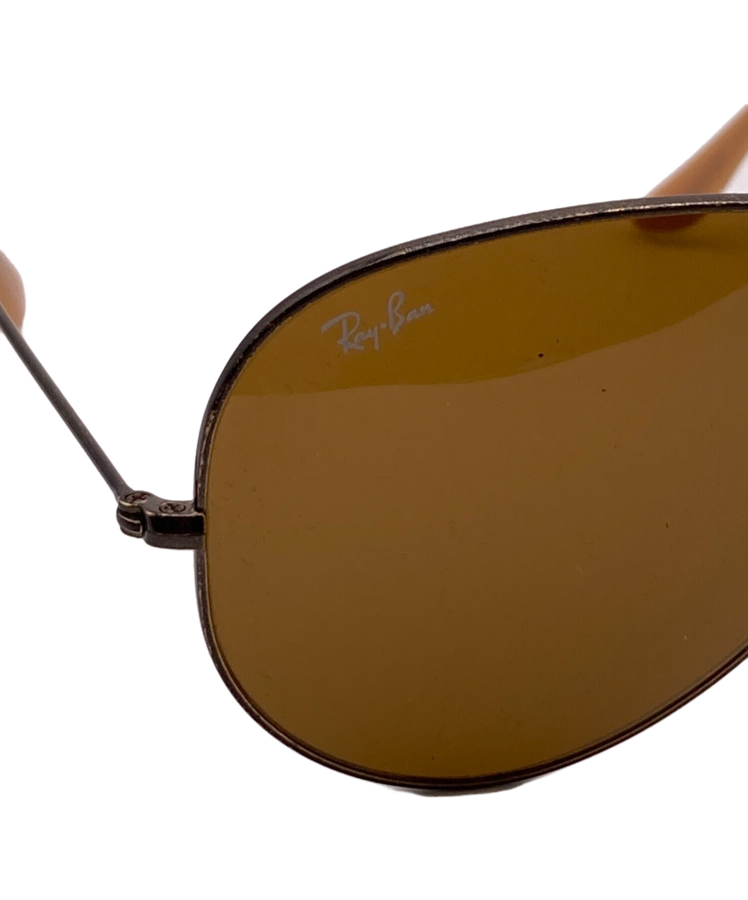 Ray-Ban アビエーター サングラス ブラウン 中古・古着通販】RAY-BAN (レイバン) アビエーターサングラス ブラウン