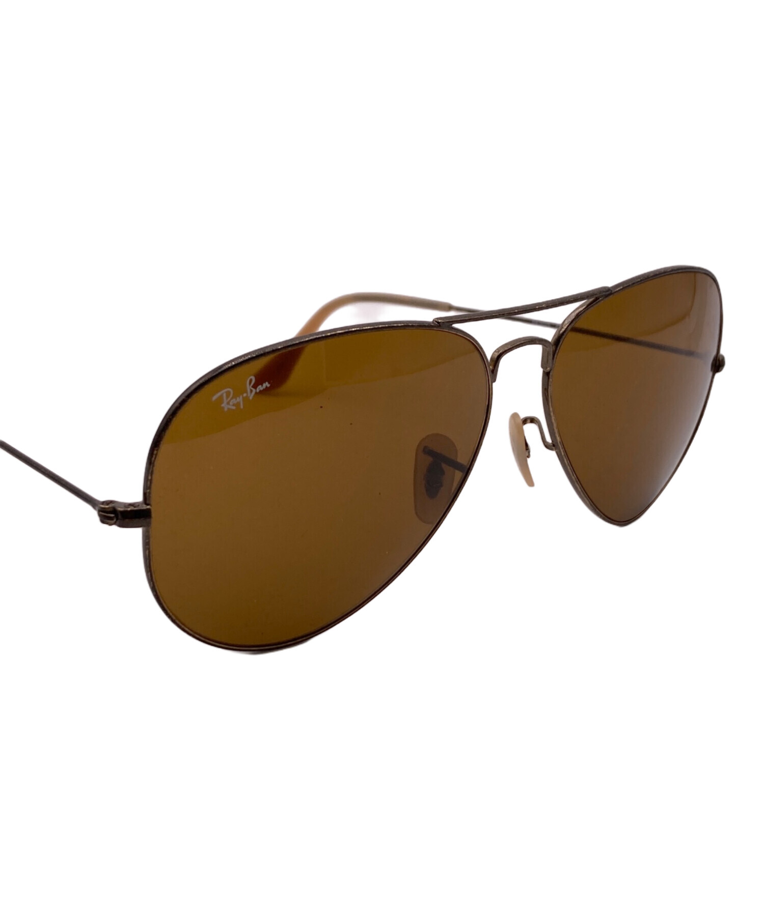 Ray-Ban アビエーター サングラス ブラウン 中古・古着通販】RAY-BAN (レイバン) アビエーターサングラス ブラウン