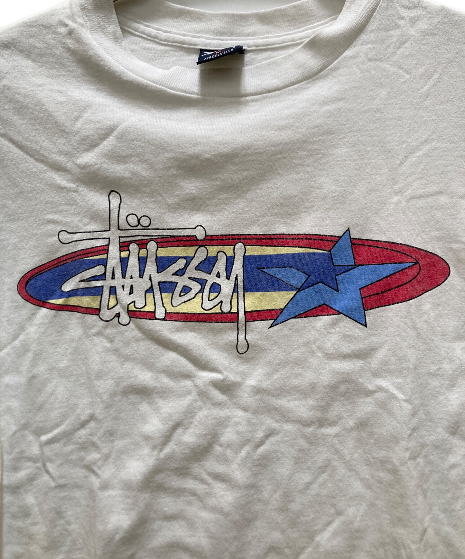 中古・古着通販】stussy (ステューシー) 90s スタープリントTシャツ