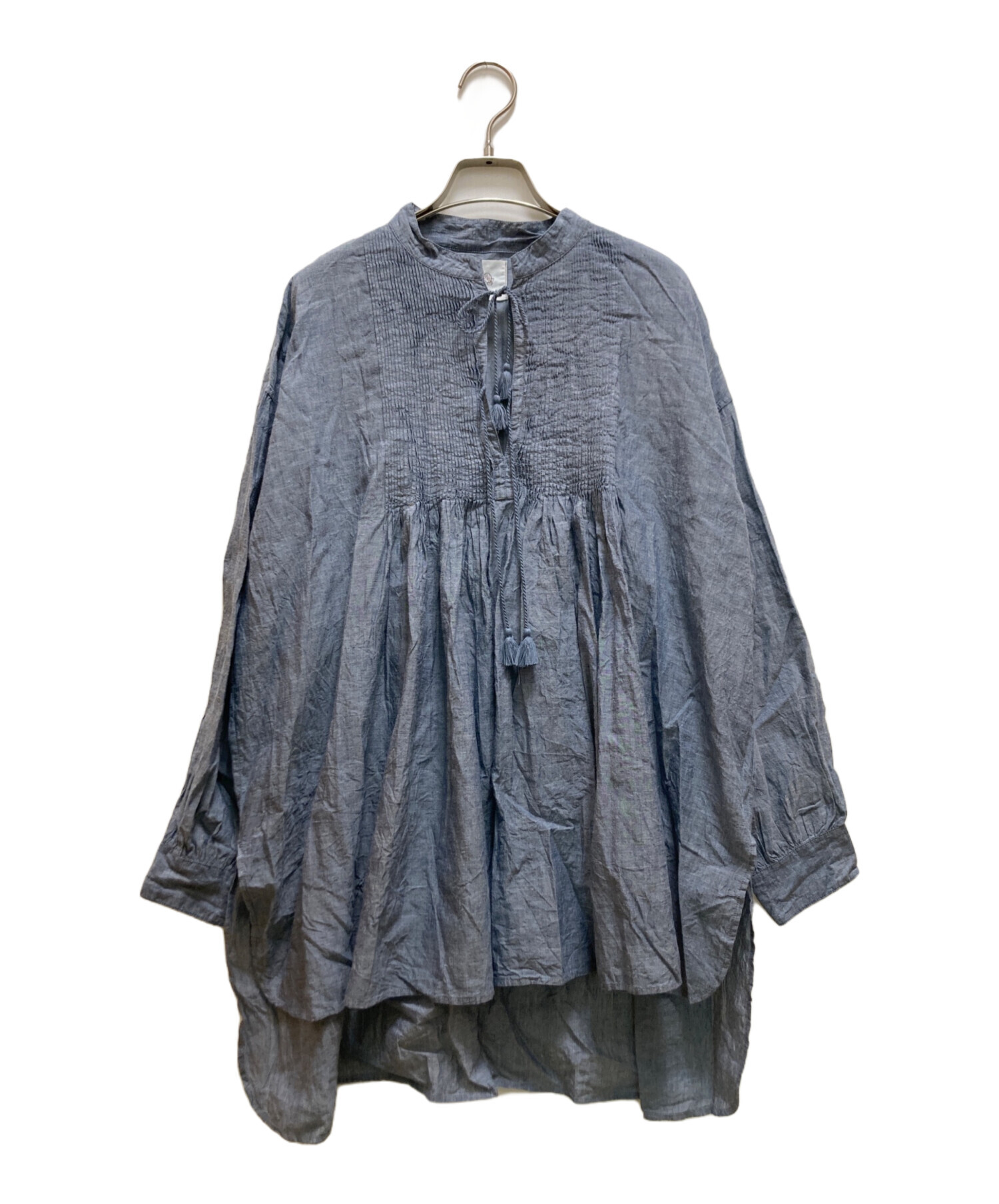 中古・古着通販】maison de soil (メゾンドソイル) ピンタックブラウス