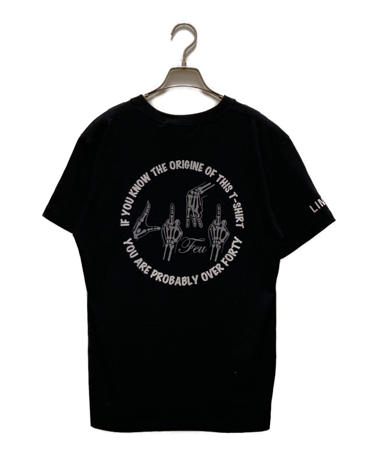 LIMI feu リミフゥ 変形ドレープTシャツ ブラック ギャザー 中古・古着通販】LIMI feu (リミフゥ) LIMI7 PT NORMAL T ブラック