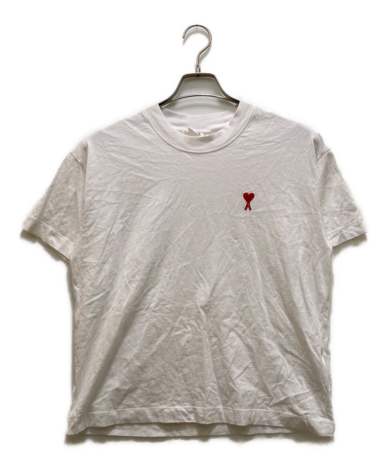 中古・古着通販】AMI PARIS (アミ パリス) ハートロゴTシャツ ホワイト