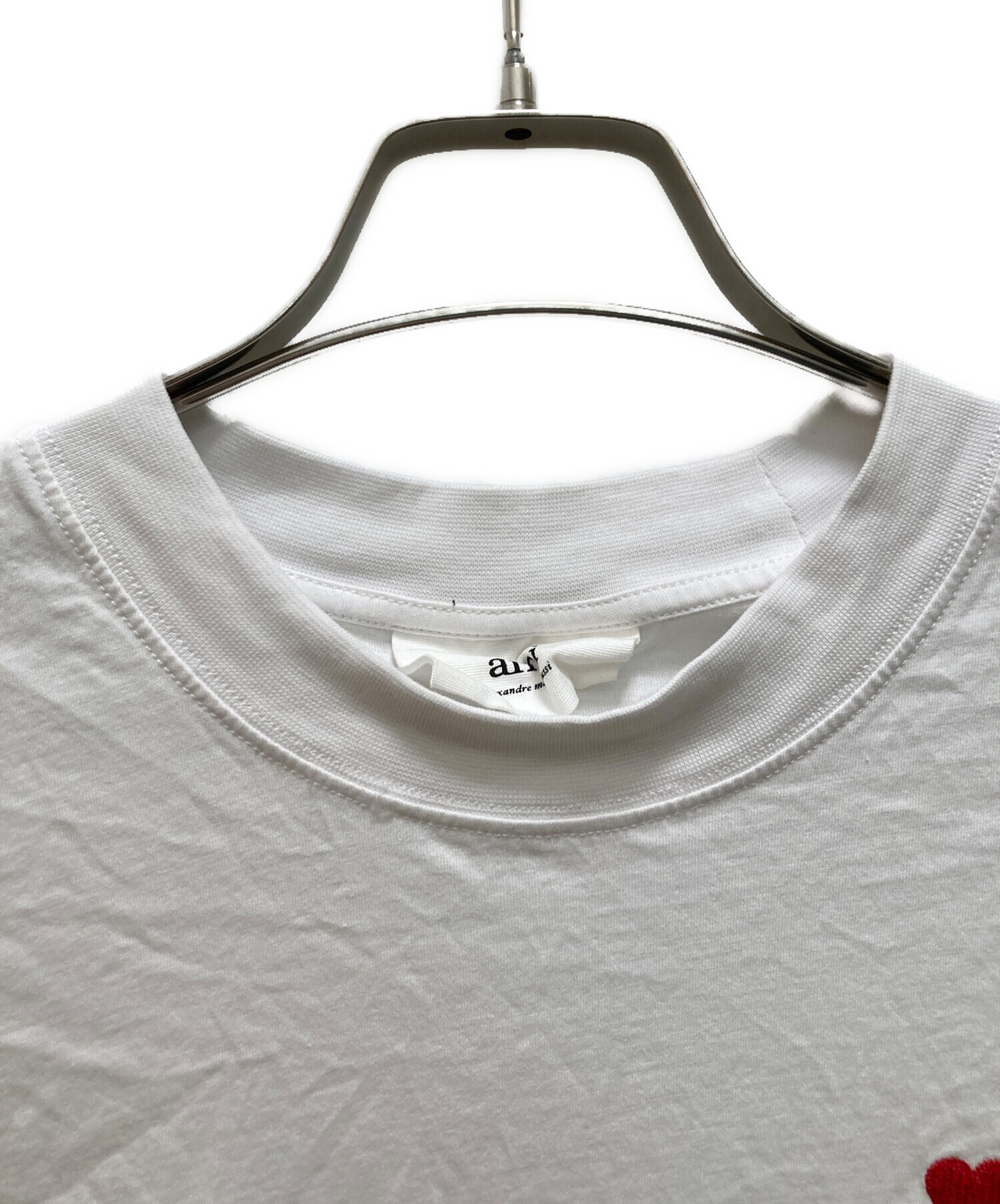 中古・古着通販】AMI PARIS (アミ パリス) ハートロゴTシャツ ホワイト