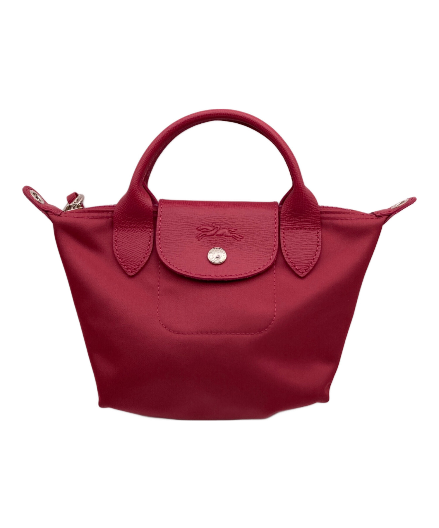 LONGCHAMP ロンシャン ショルダーバッグ  赤 【古着】【中古】【送料無料】 中古・古着通販】LONGCHAMP (ロンシャン) ル プリアージュ ネオ ハンド