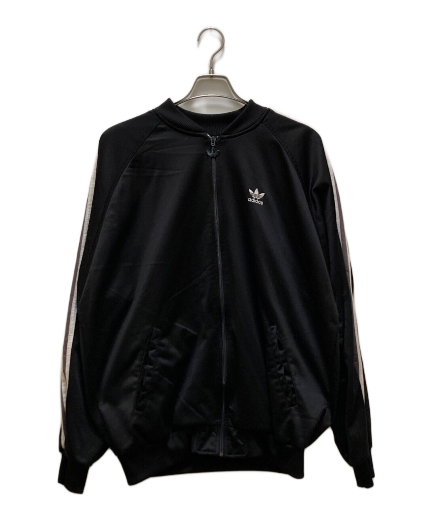 【人気モデル】adidas ADIBREAKトラックジャケット L相当 黒 古着 中古・古着通販】adidas (アディダス) ヴィンテージトラックジャケット