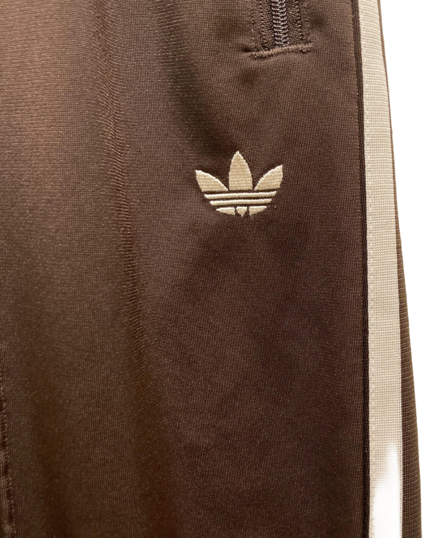 【超人気色‼️】美品 adidasベッケンバウアージャージ ブラウン L 古着 adidas Originals ベッケンバウアー トラックジャケット ブラウン L