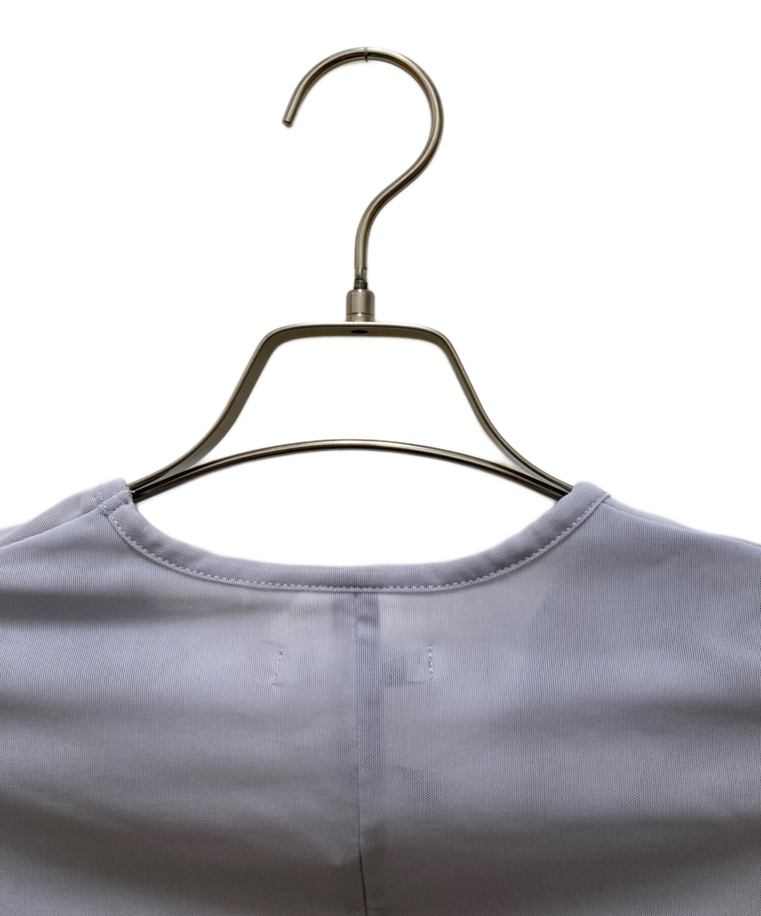 CLANE  シアーパフトップス　ブルー　新品未使用　クラネ　シースルー CLANE(クラネ)】シアーパフトップス / SHEER PUFF TOPS 10122-4182