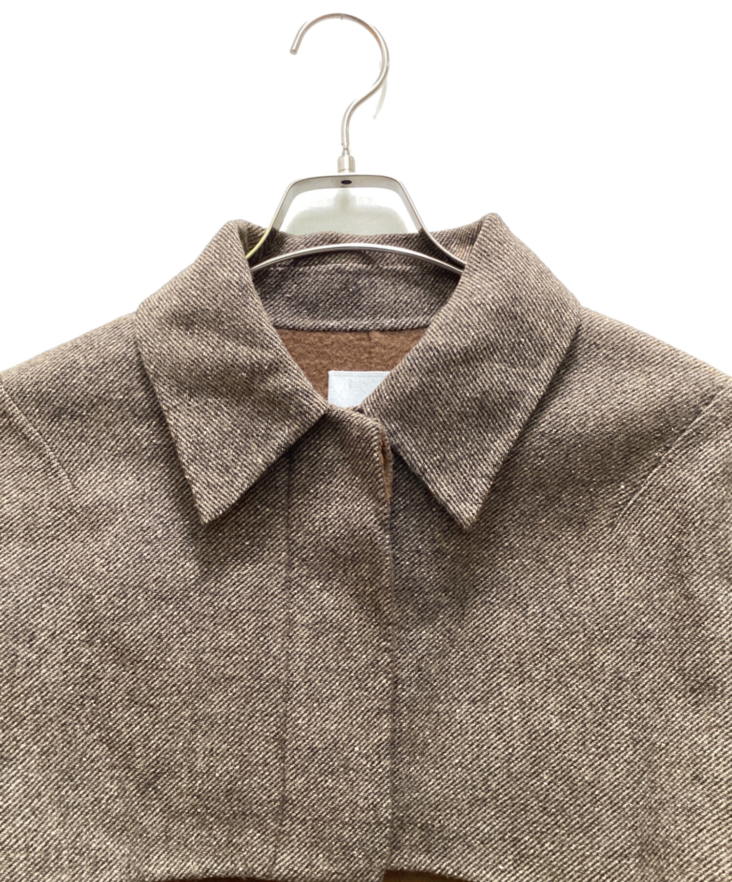 CLANE NEP TWEED  COAT1サイズ新品未使用 中古・古着通販】CLANE (クラネ) ネップツイードリバーボレロ