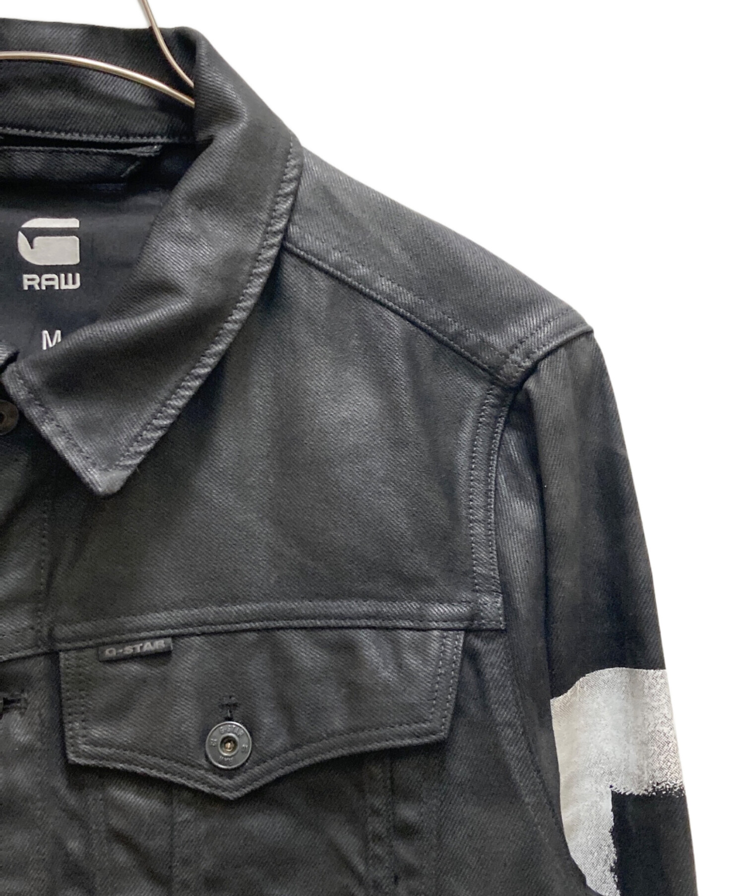 G-STAR コーティングジャケット 中古・古着通販】G-STAR RAW (ジースターロゥ) ペイントデザイン
