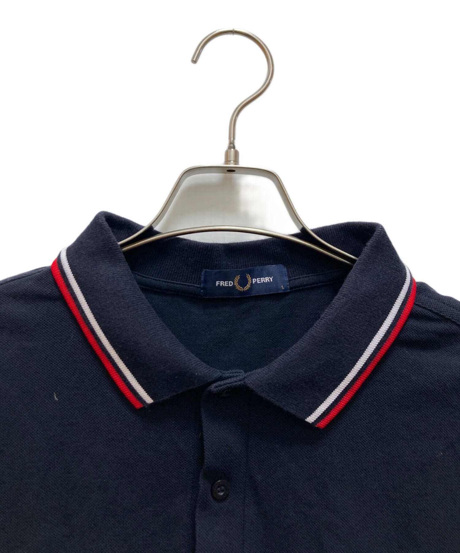 中古・古着通販】FRED PERRY (フレッドペリー) リブラインポロシャツ