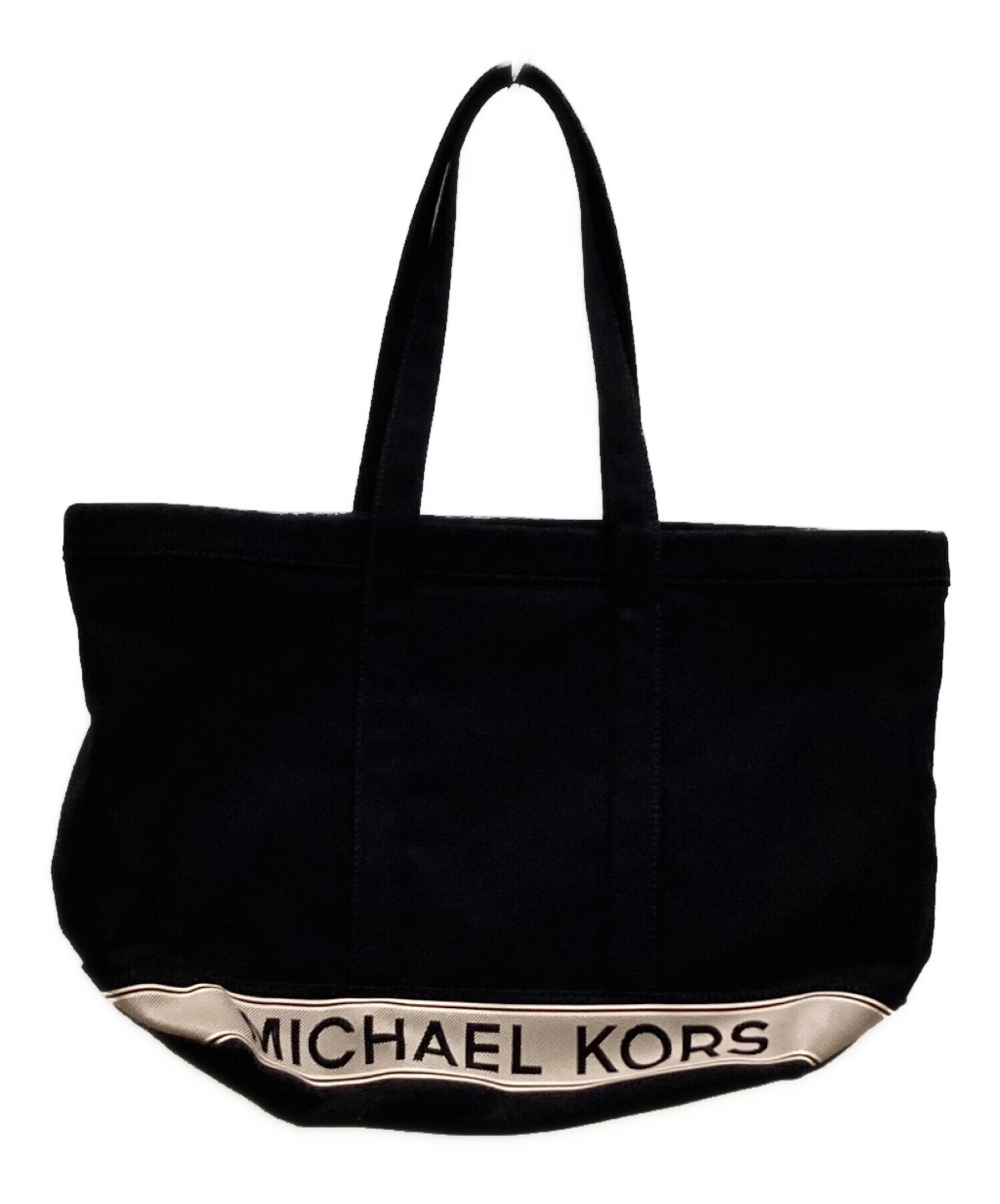 もも MICHAEL KORS LG EW TOTE トートバッグ ネイビー （マイケルコース