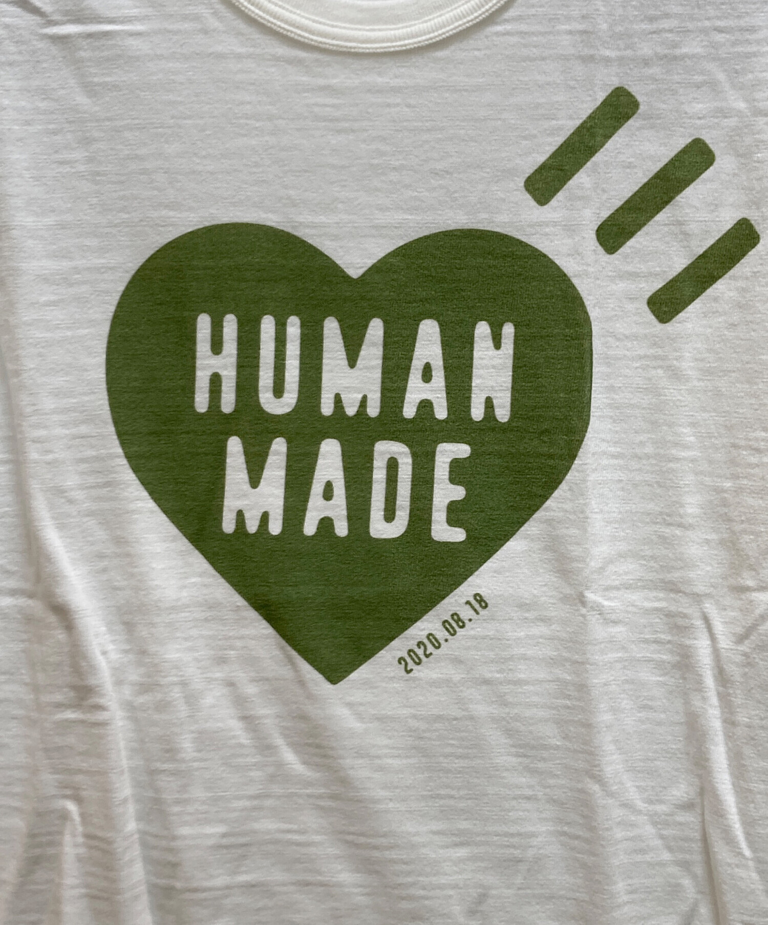 中古・古着通販】HUMAN MADE (ヒューマンメイド) ハートロゴTシャツ