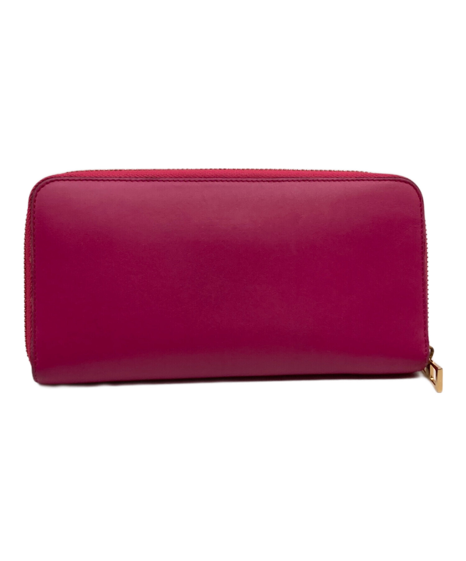 LOEWE ロエベ 財布・ケース  ピンク 【古着】【中古】【送料無料】 中古・古着通販】LOEWE (ロエベ) ラウンドファスナーウォレット ピンク