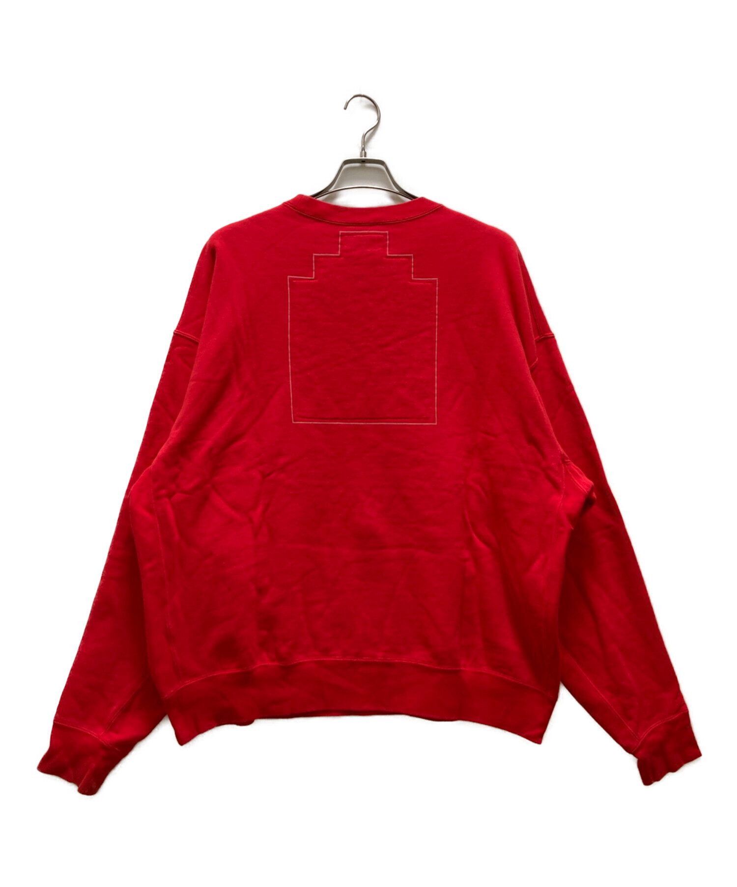 中古・古着通販】C.E (シーイー) NOSTALGIA CREW NECK SWEAT レッド 