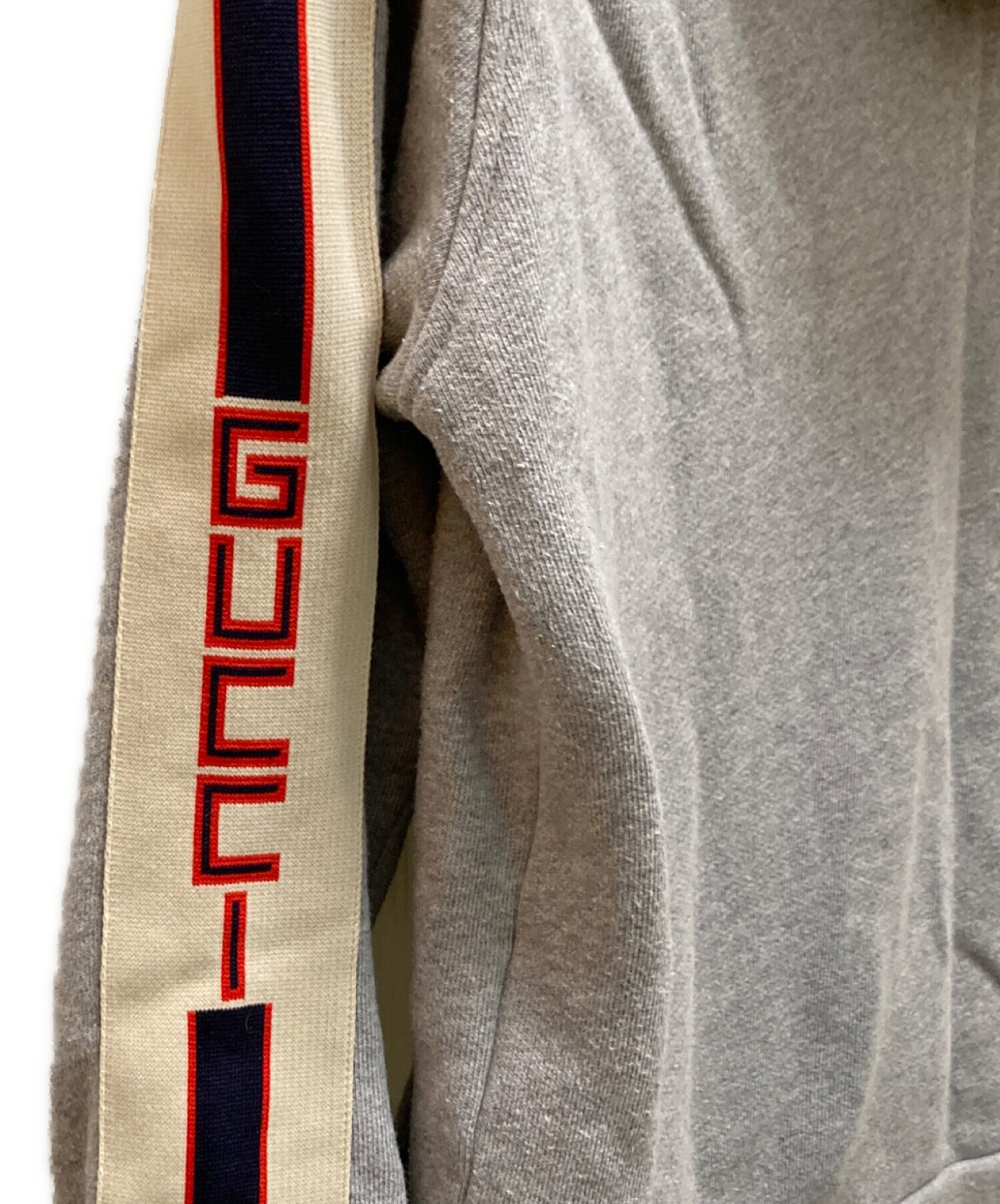 中古・古着通販】GUCCI (グッチ) テクニカルライン ロゴジップパーカー