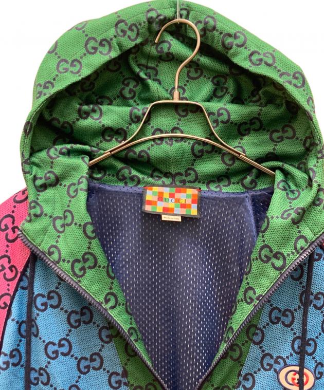 中古・古着通販】GUCCI (グッチ) GGテクニカルジャー ハーフジップ
