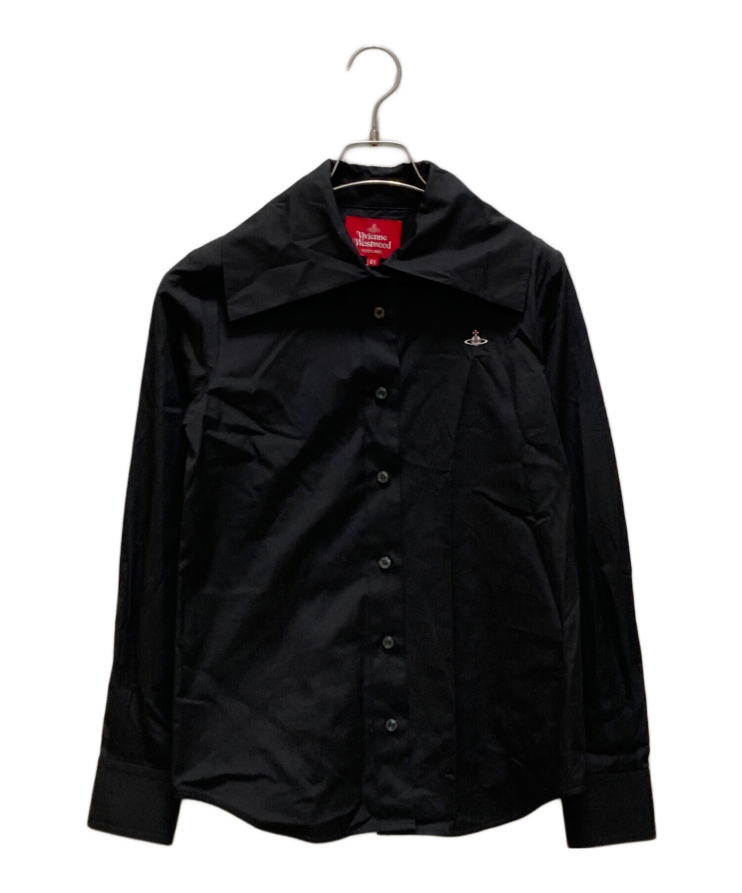 Vivienne Westwood RED LABELポロシャツ 刺繍ロゴ付き Vivienne Westwood RED LABEL ポロシャツ サイズ1 | ヤマダウェブコム