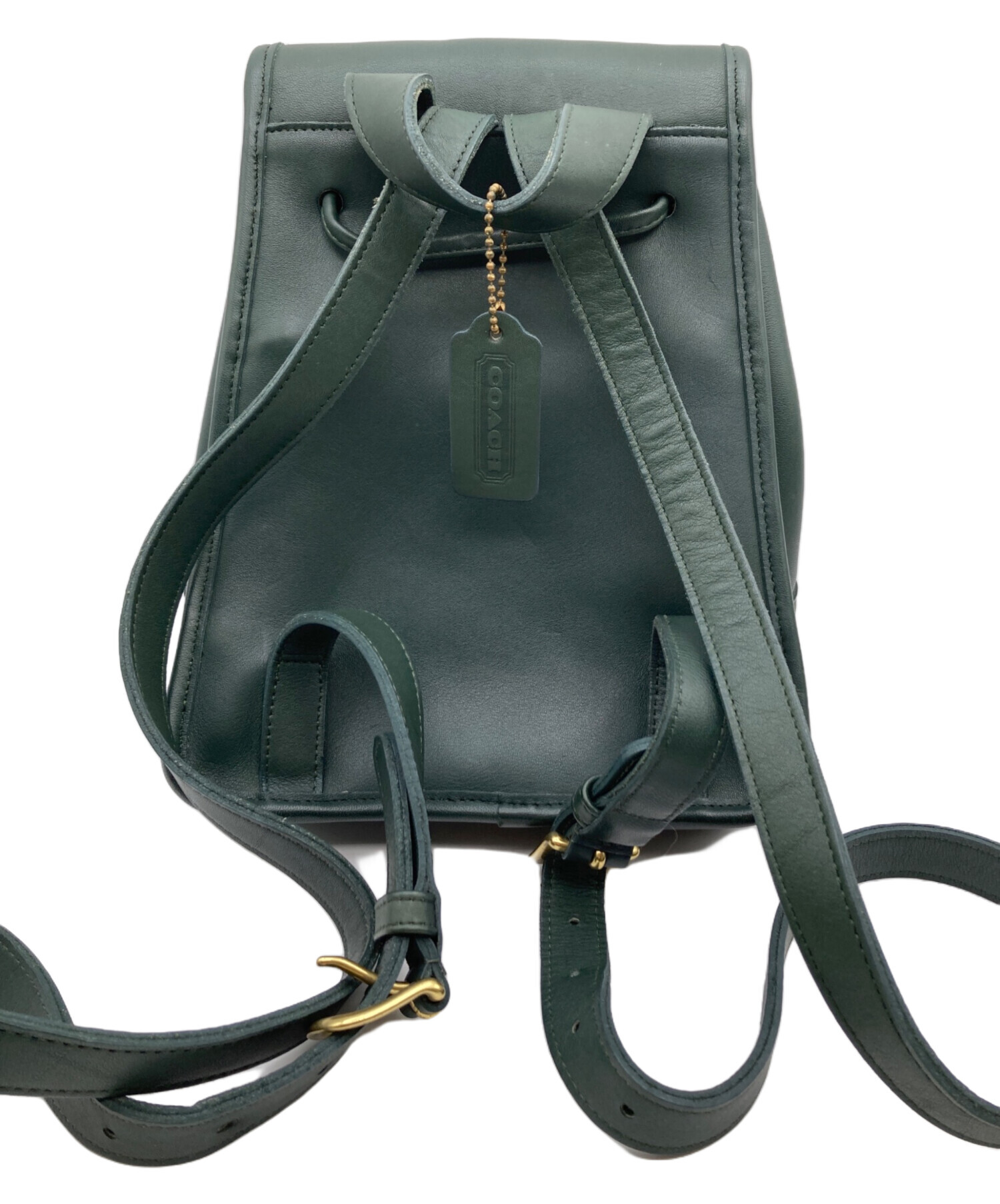 中古・古着通販】COACH (コーチ) ターンロック式レザーリュック