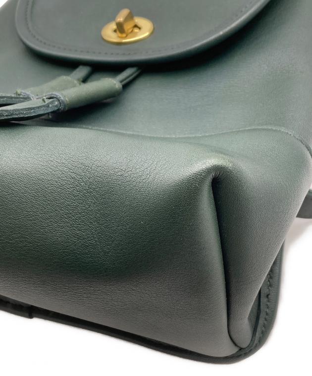 中古・古着通販】COACH (コーチ) ターンロック式レザーリュック