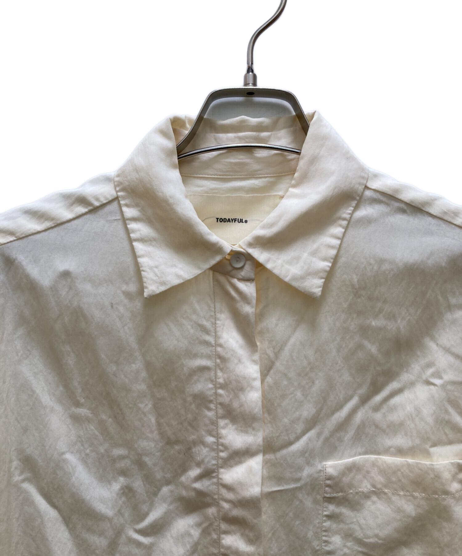 中古・古着通販】TODAYFUL (トゥデイフル) シルキーポケットシャツ