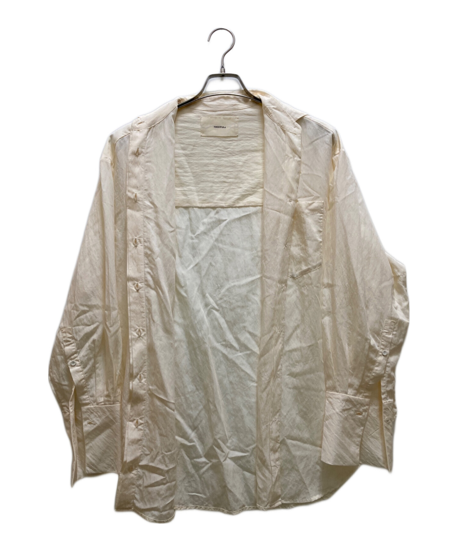 中古・古着通販】TODAYFUL (トゥデイフル) シルキーポケットシャツ