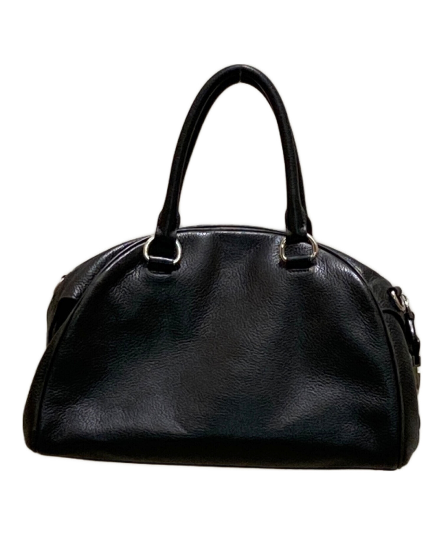 中古・古着通販】PRADA (プラダ) 2WAYレザーボストンバッグ ブラウン 