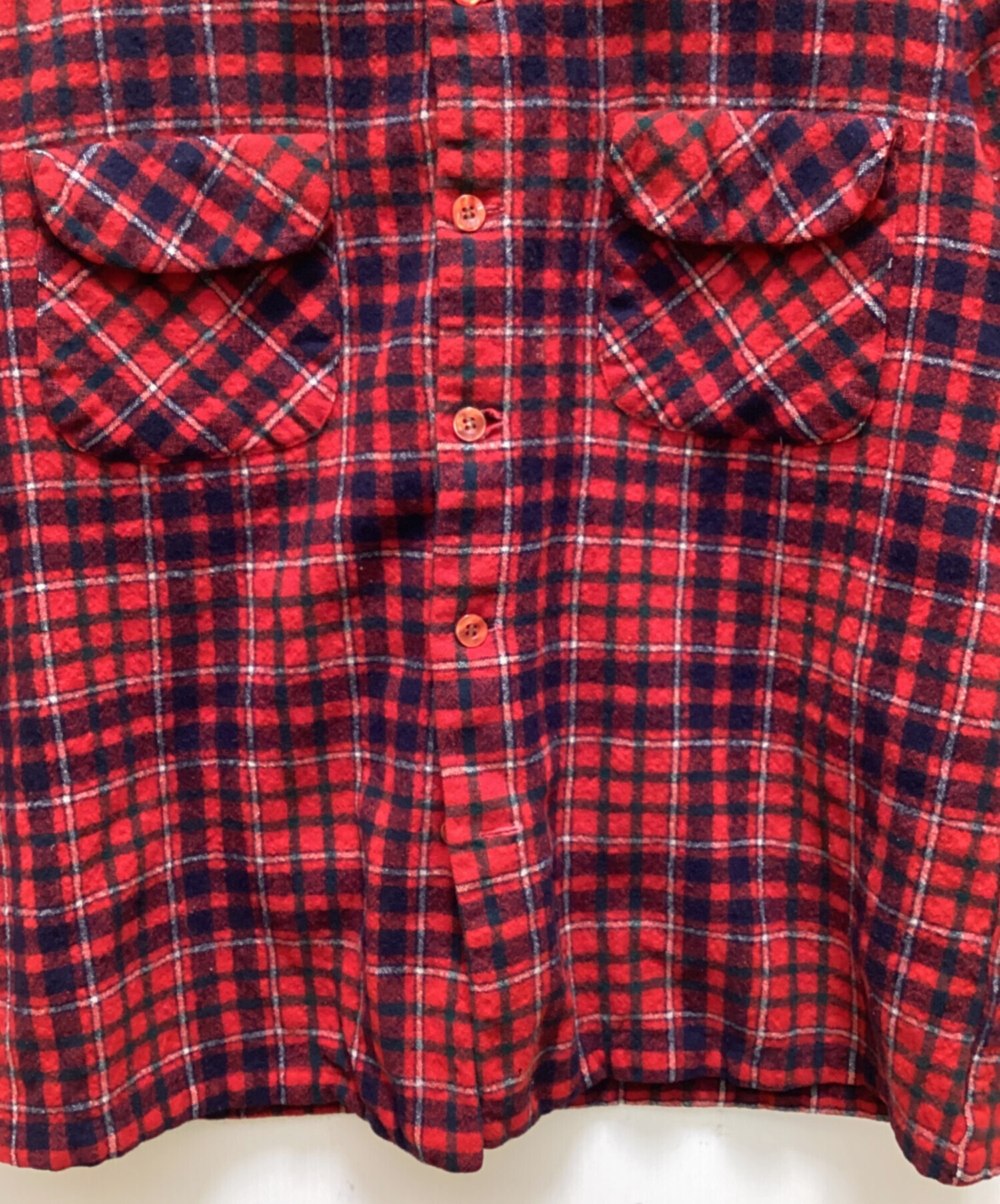 中古・古着通販】PENDLETON (ペンドルトン) 70s ウールチェック長袖