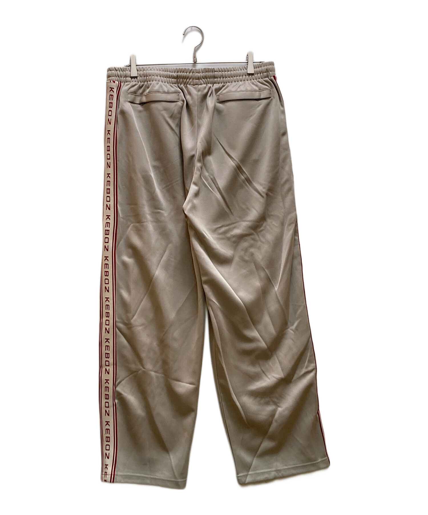 Keboz トラックパンツ 中古・古着通販】KEBOZ (ケボズ) JERSEY TRACK PANTS ベージュ サイズ