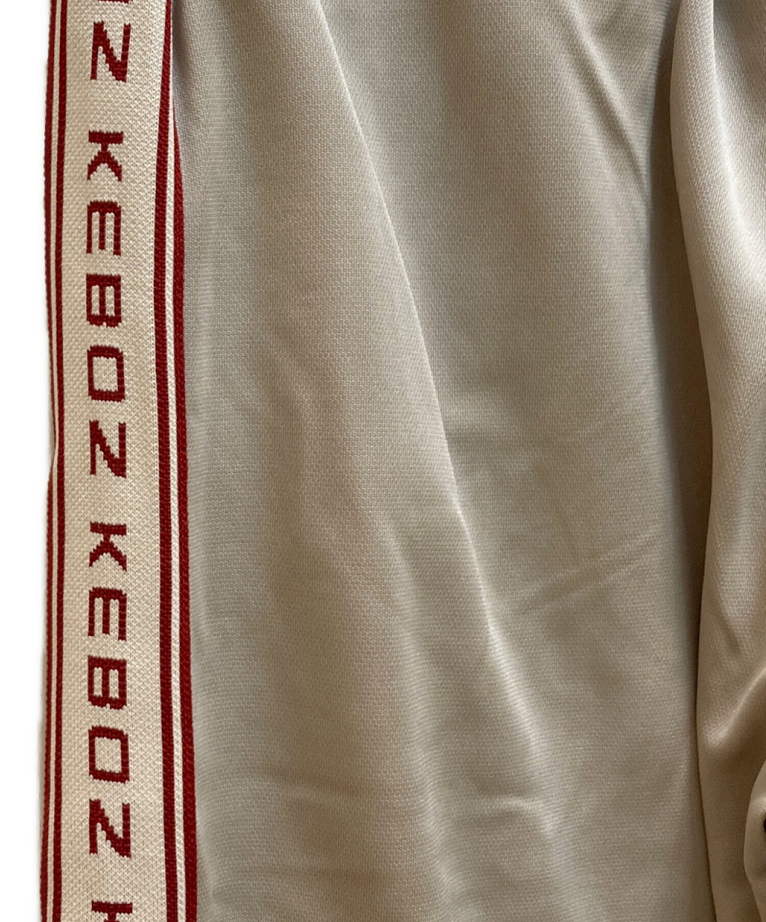 中古・古着通販】KEBOZ (ケボズ) JERSEY TRACK PANTS ベージュ サイズ