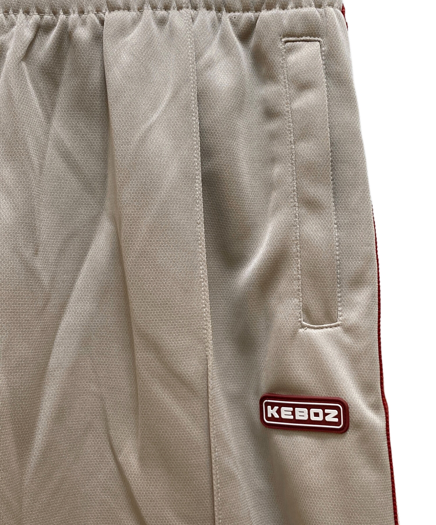 中古・古着通販】KEBOZ (ケボズ) JERSEY TRACK PANTS ベージュ サイズ