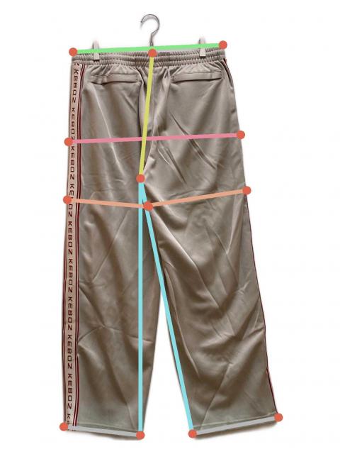中古・古着通販】KEBOZ (ケボズ) JERSEY TRACK PANTS ベージュ サイズ