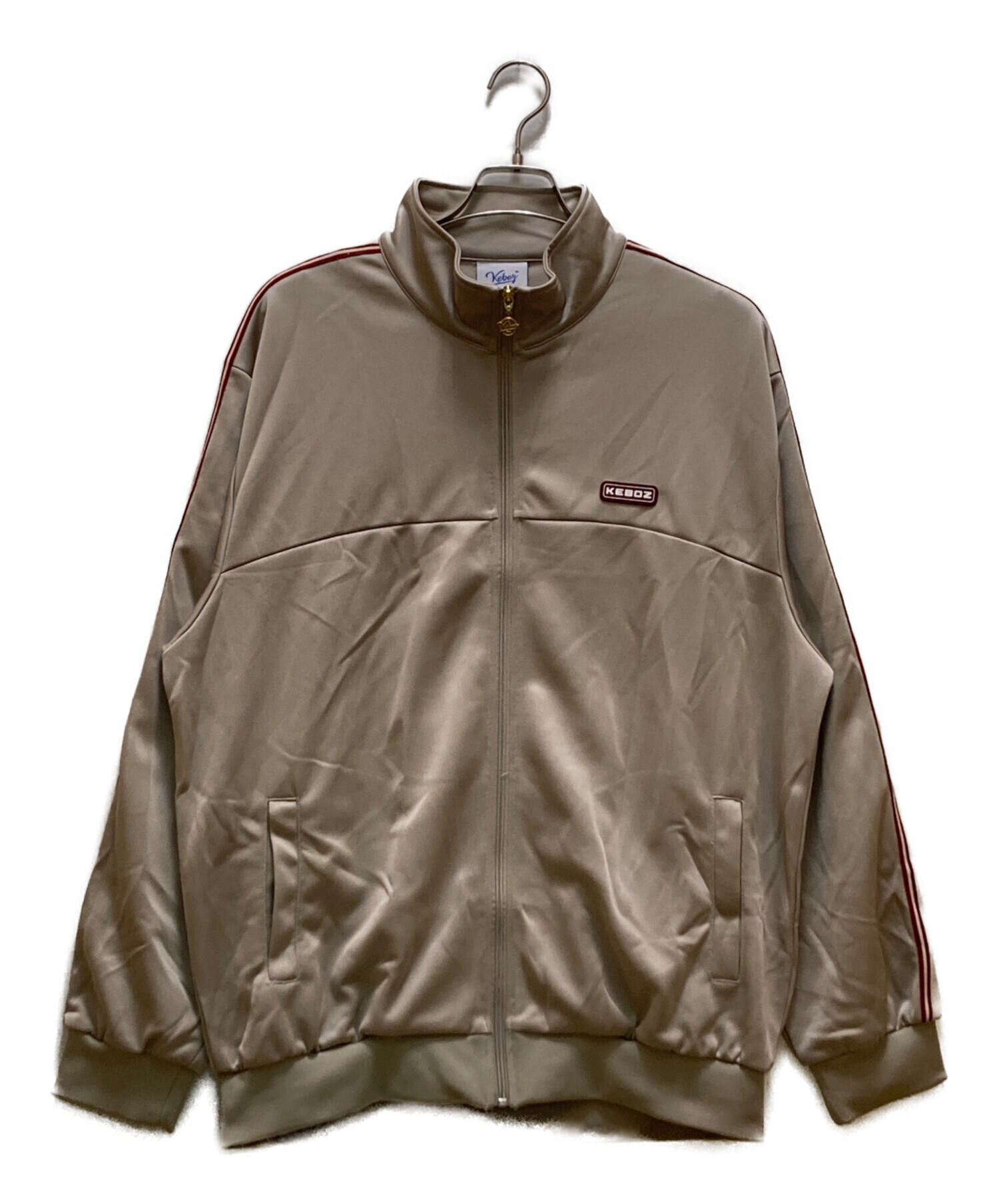keboz 2TONE TRACK JACKET ジャケットL パンツX L 中古・古着通販】KEBOZ (ケボズ) JERSEY TRACK JACKET ベージュ サイズ