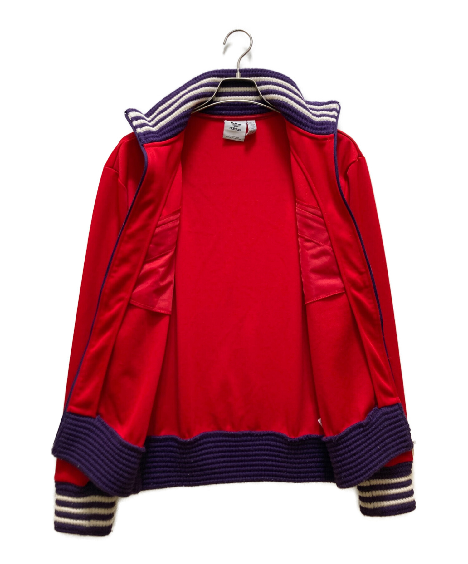 ボン 青 赤 ストライプ (ターコイズ)ジャージ 中古・古着通販】adidas (アディダス) ニューモントリオール ジャージ
