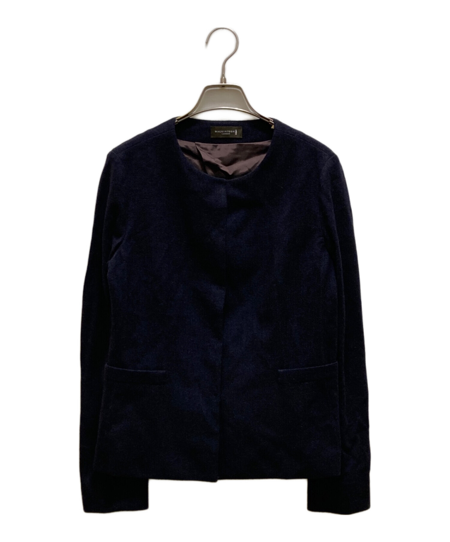 【美品】MACKINTOSH London ネイビー フード付きジャケット　38 中古・古着通販】MACKINTOSH LONDON (マッキントッシュ ロンドン) ノー