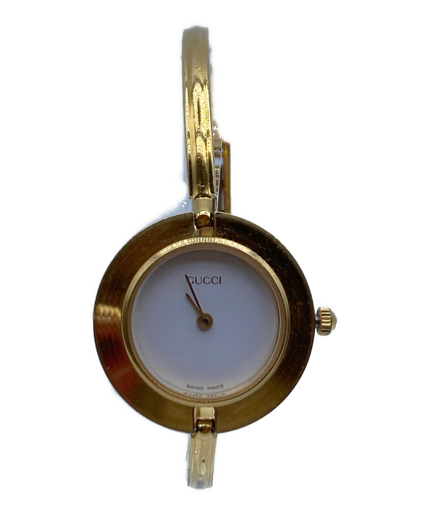 S*a様 Q チェンジベゼル　0979524　 腕時計　レディース　GUCCI 中古・古着通販】GUCCI (グッチ) チェンジベゼルウォッチ ゴールド