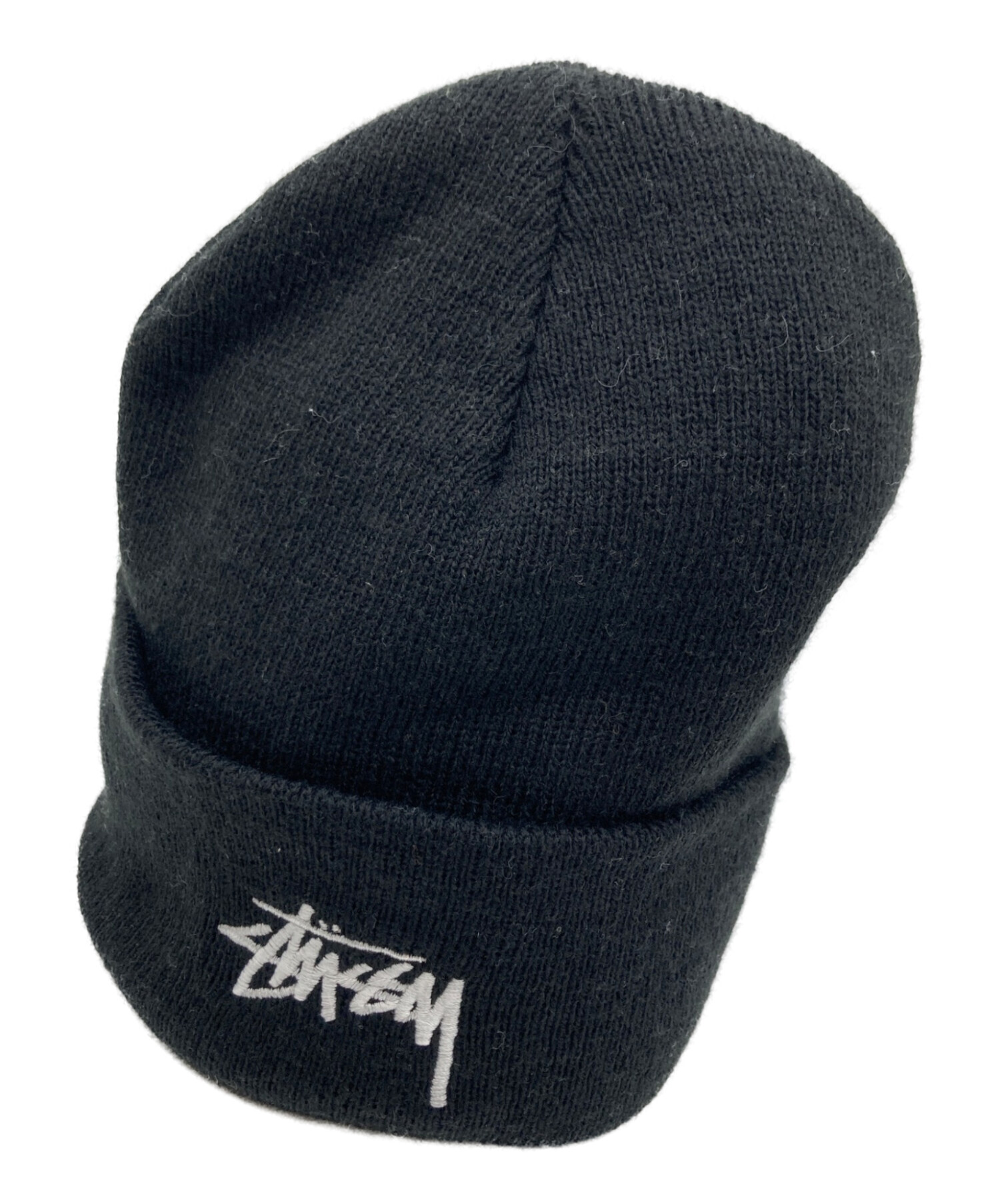 中古・古着通販】stussy (ステューシー) ニット帽 ブラック｜ブランド 