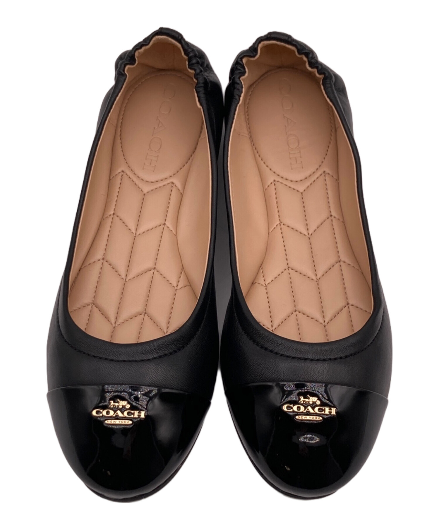 中古・古着通販】COACH (コーチ) バレエフラット エナメルレザー