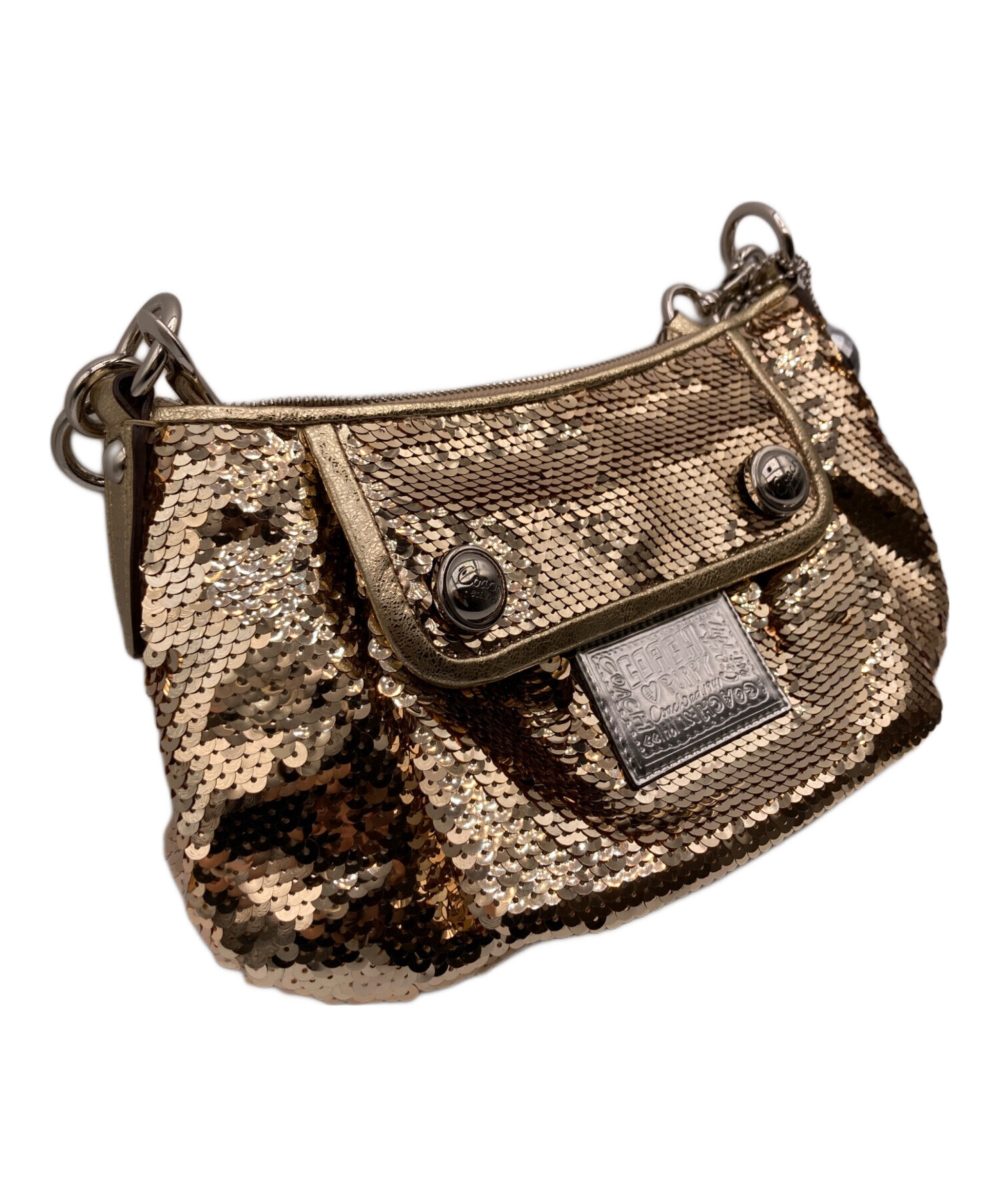 中古・古着通販】COACH (コーチ) ポピー スパンコールクロスボディ