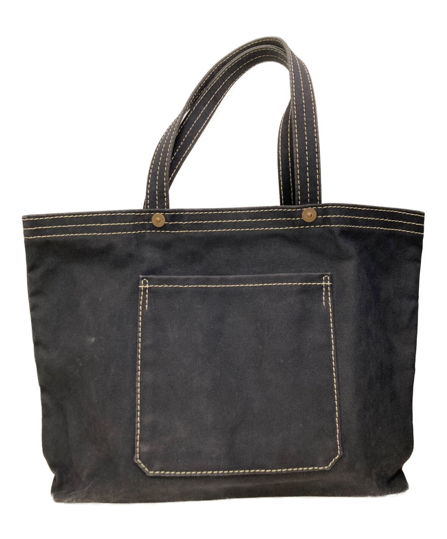 一澤帆布　トートバッグ　ブラック 中古・古着通販】一澤帆布 (イチザワハンプ) トートバッグ ブラック